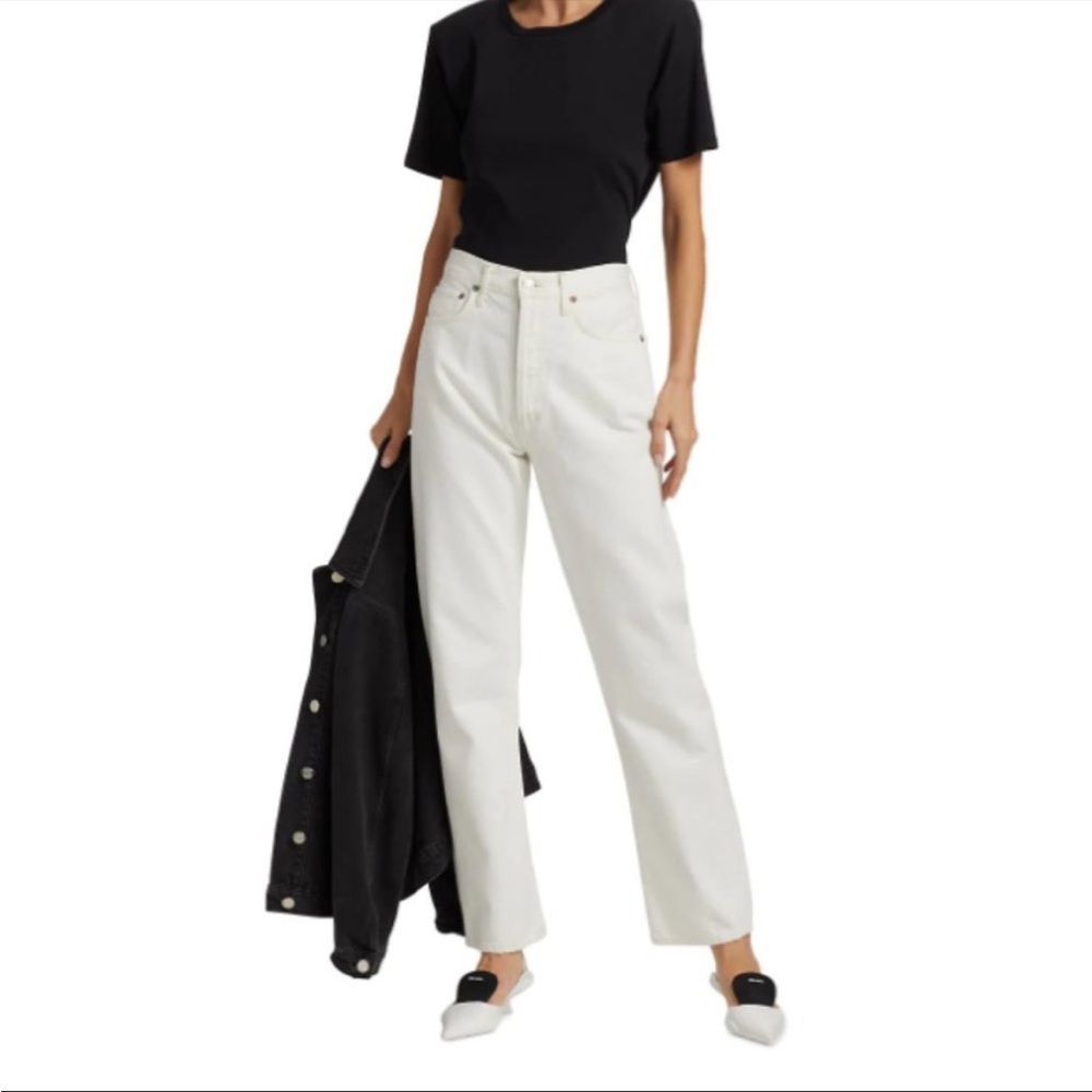NWT AGOLDE 90’d High Rise Pinch Waist Straight Jeans